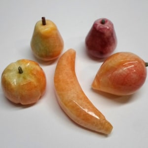 126石製果物の置物 Stone fruit - Etsy 日本