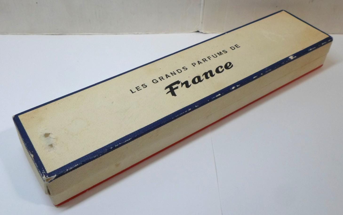 Vintage LES GRANDS PARFUMS De France 10 Bottle Perfume Set Empty