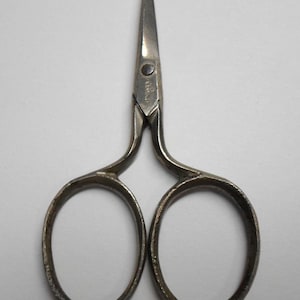 Antique EMBROIDERY / SEWING SCISSORS A.C.K. Co. Germany Steel Small Size 2.5" Lg