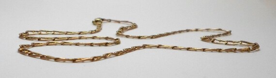 Vintage 10k YELLOW GOLD NECKLACE Mariner / Anchor… - image 4