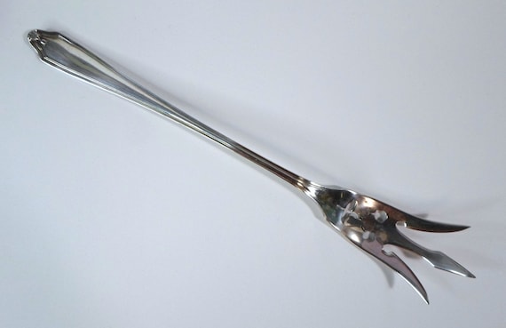 Antique ROCKFORD S P Co LETTUCE FORK Claridge Emerson Waldorf - Etsy