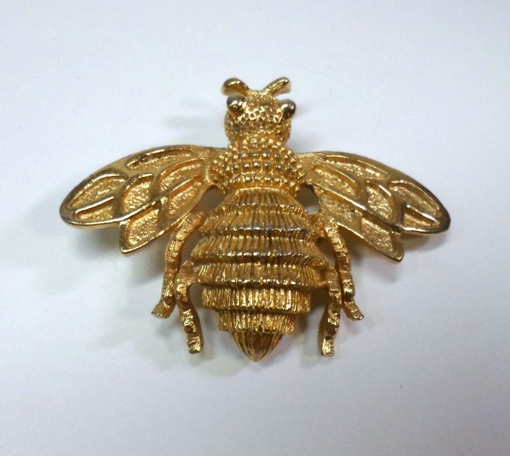 avon bee brooch