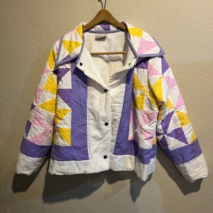 Upcycled Quilt Jacket - women’s L