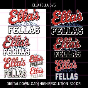 Ellas Fellas SVG | Bergsstil
