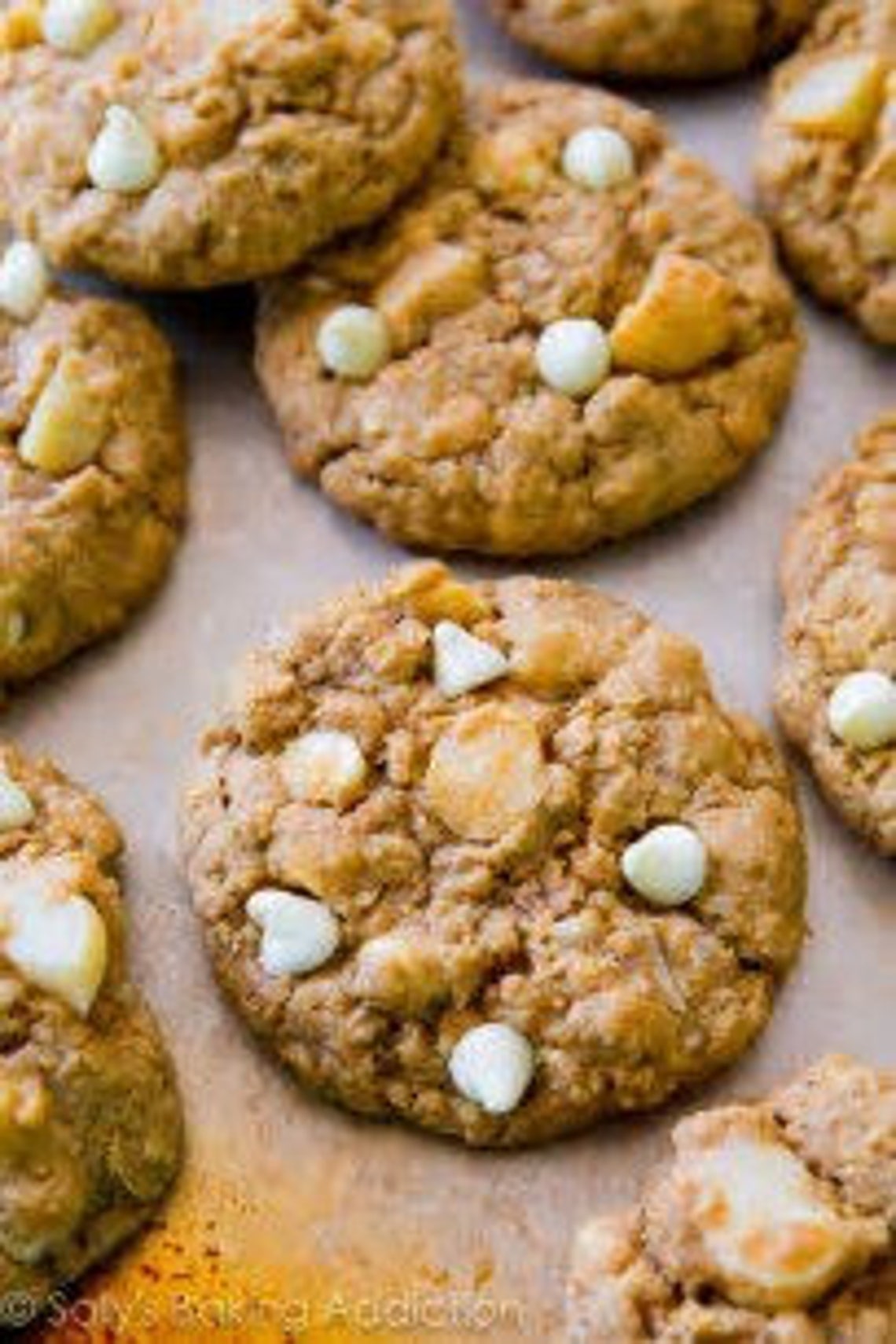 Macadamia Nut Oatmeal Cookie with White Chocolate Chips Etsy