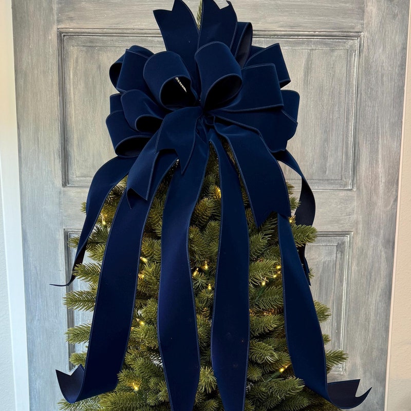 Blue Lantern Bow Swag - Etsy