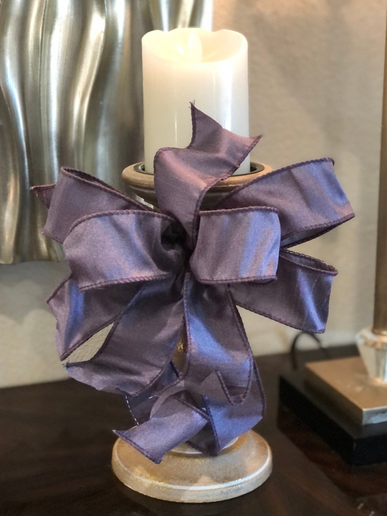 Easter Lavender Bow Easter Basket Bow Candlestick Bow Spring Lantern Bow Spring Lantern Toppers
