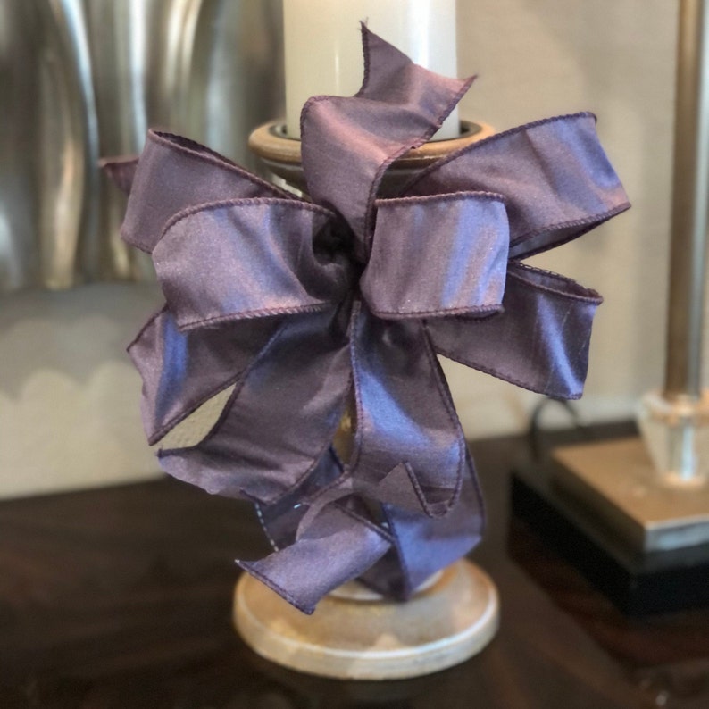 Easter Lavender Bow Easter Basket Bow Candlestick Bow Spring Lantern Bow Spring Lantern Toppers
