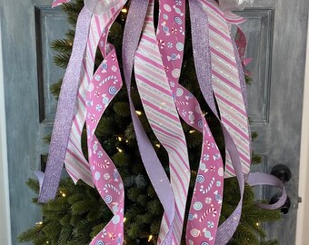 Chrstmas Tree Topper, Candyland Tree Topper, Candy Chrstmas Topper
