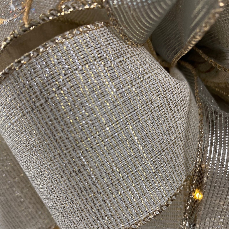 Tree Topper XL Elegant Tree Topper Bow With Long Streamers Etsy