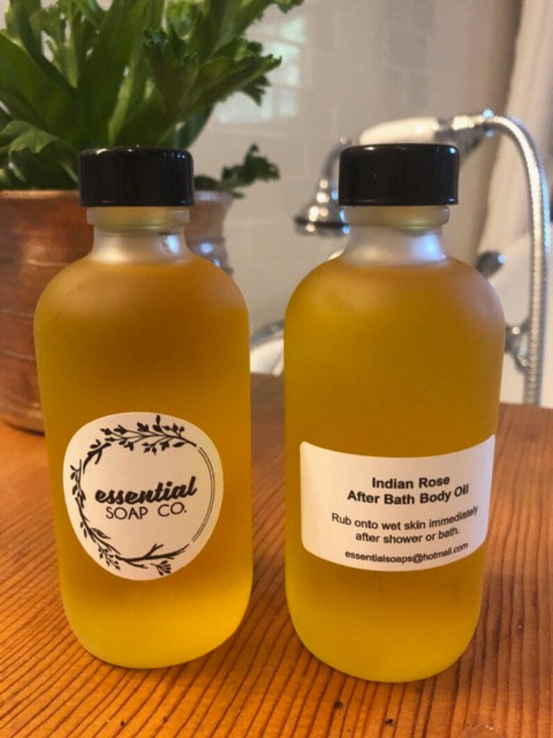 Indian Rose After Bath Body Oil Etsy