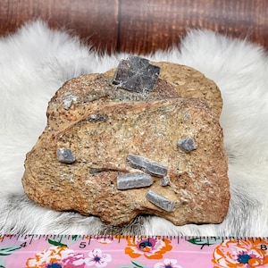 CLEARANCE Large Staurolite Fairy Cross Cluster Matrix