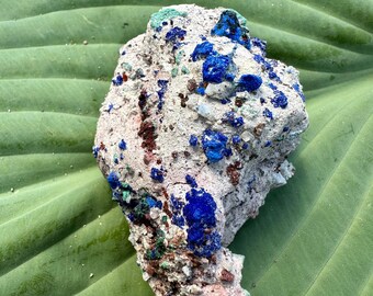 Azurite and Malachite mixed mineral