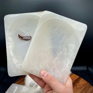 Onyx Dish ~ White Onyx Plate
