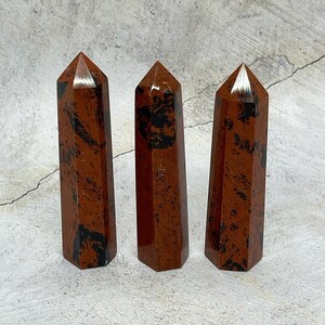 Mahogany Obsidian Point