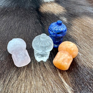 Crystal Pumpkin Man Carving