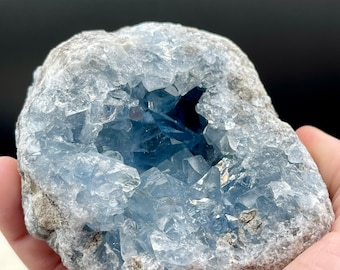 Large Celestite Crystal Geode