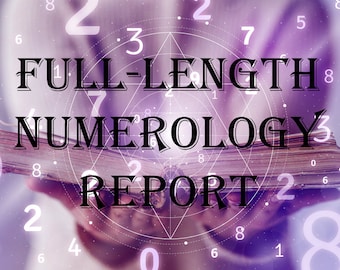 Full-Length Numerology Report Pythagorean Numerology