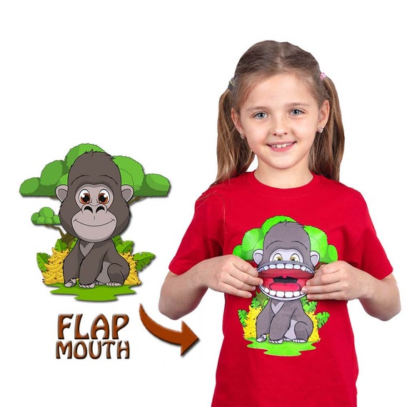 add a kid monkey shirt