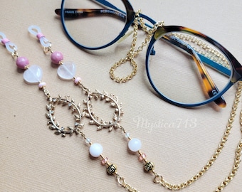 Aphrodite & Venus griechische und römische Göttin Brillenkette, Lanyard ~ Magische und Hexenhafte Ästhetik ~ Für Brille, Sonnenbrille, etc.