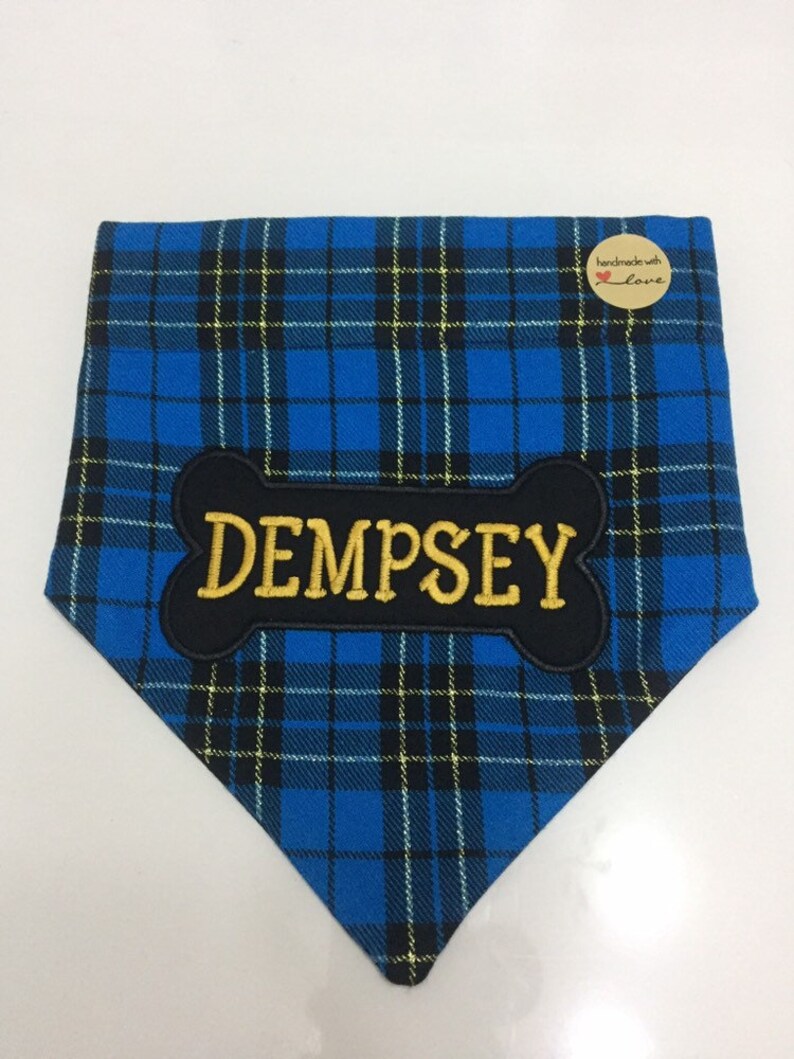 Personalised Dogs Bandana XS S M L. Any Name Can Be Etsy