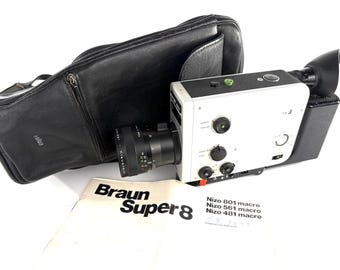Braun Nizo 801 Macro – Super 8 Camera – 1974 – Schneider-kreuznach