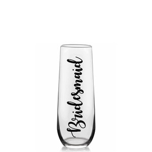 Bridesmaid Champagne Flute: Bridal Party Gift