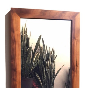 Girona Solid Walnut Wood Framed Mirror