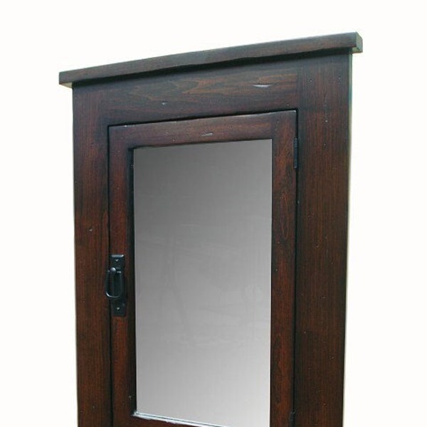 Rustic Medicine With Mirror Etsy