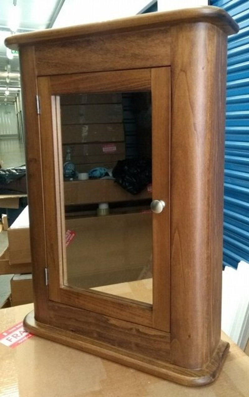 Madrid Medicine in Medium Walnut Finish Etsy UK