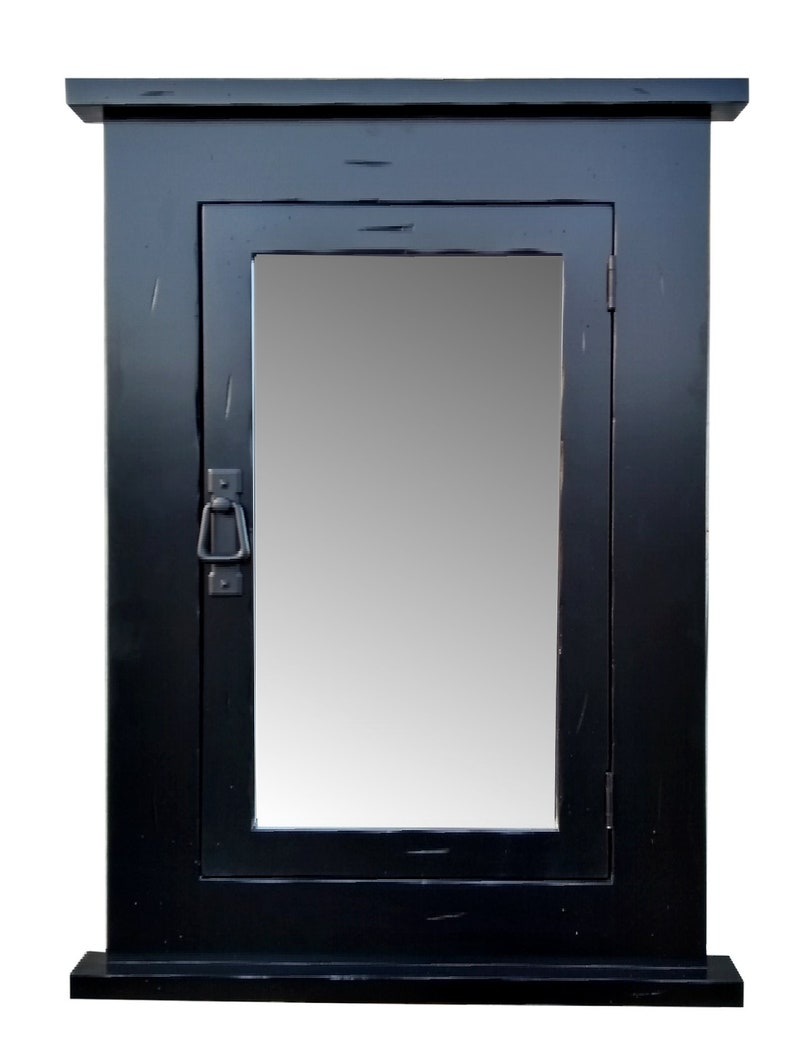 Rustic Mission Recessed Medicine / BLACK Finish Etsy
