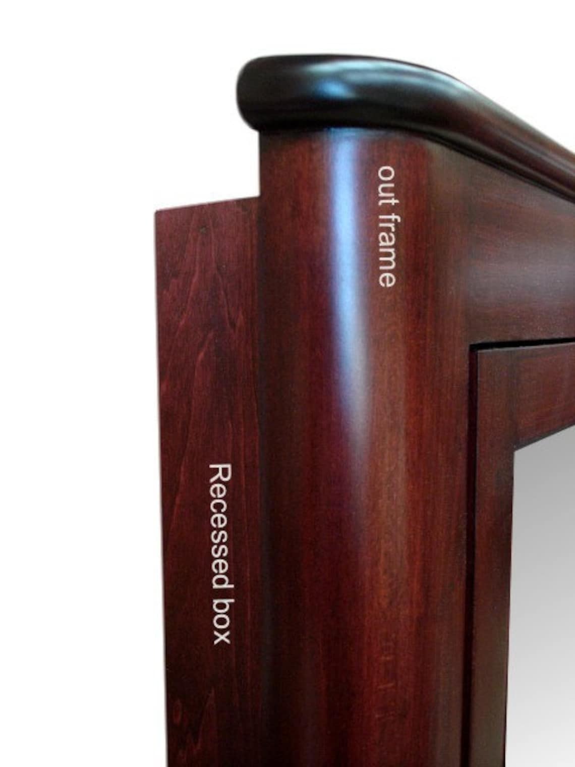 Madrid Recessed Medicine / Cherry Finish / Handmade & Etsy