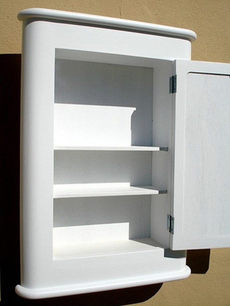Madrid White Recessed Medicine / White Finish / Etsy