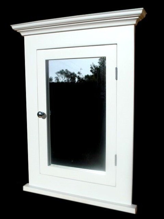 Michelle White Recessed Medicine Cabinet White Finish Etsy