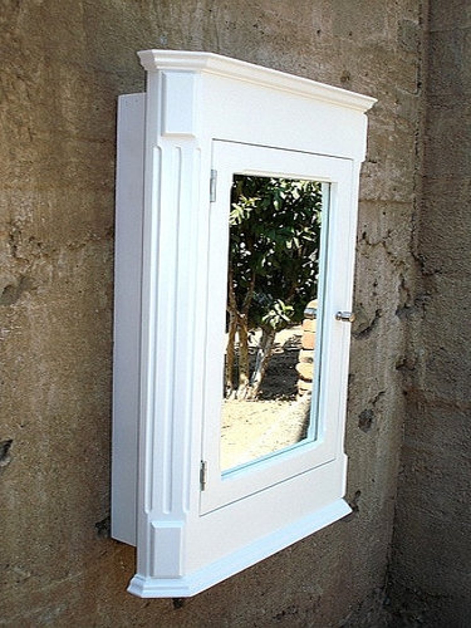 Ludwig Recessed Medicine Cabinet / White Finish / Handmade & - Etsy