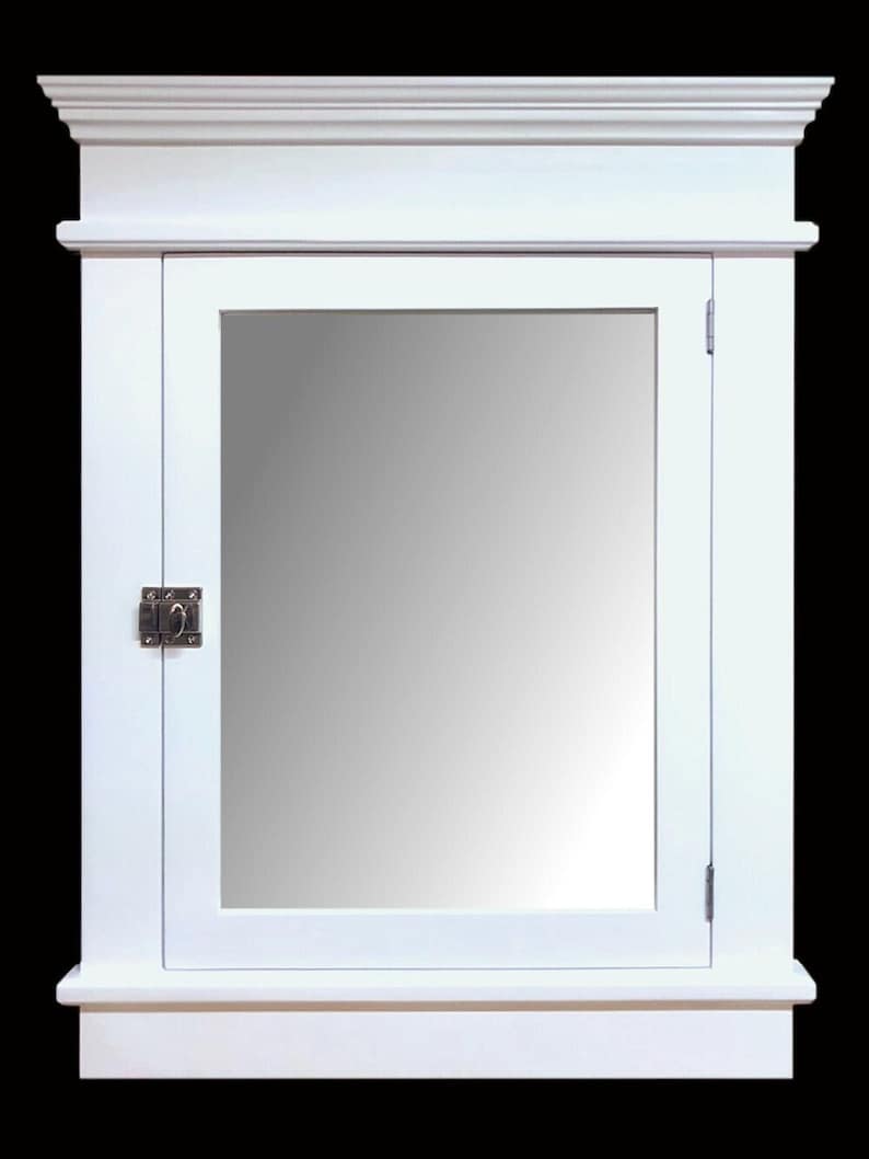 Vintage Style Recessed Medicine Cabinet 24w X 30h Chelsea Recessed Medicine Cabinet With - Etsy