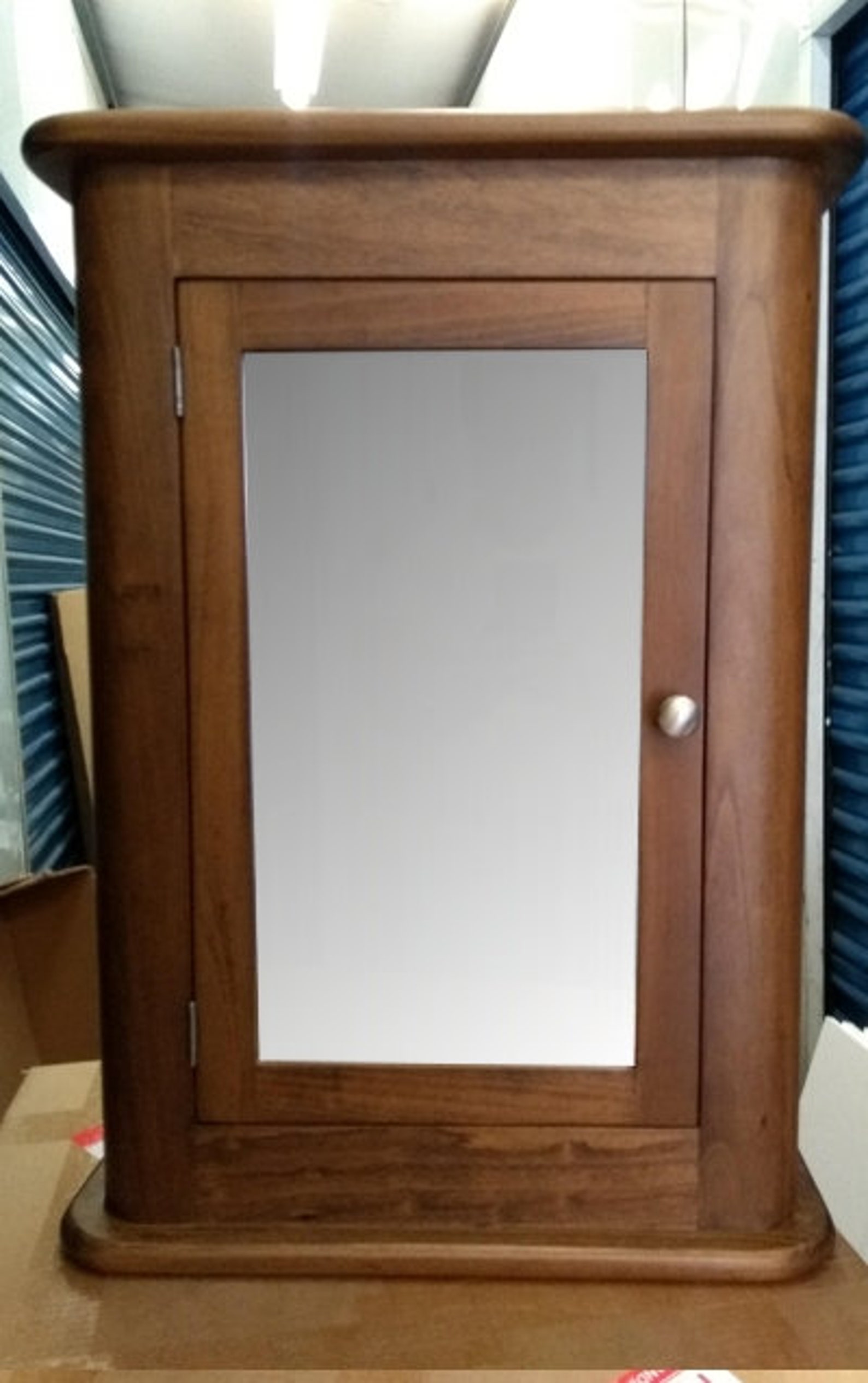 Madrid Medicine in Medium Walnut Finish Etsy