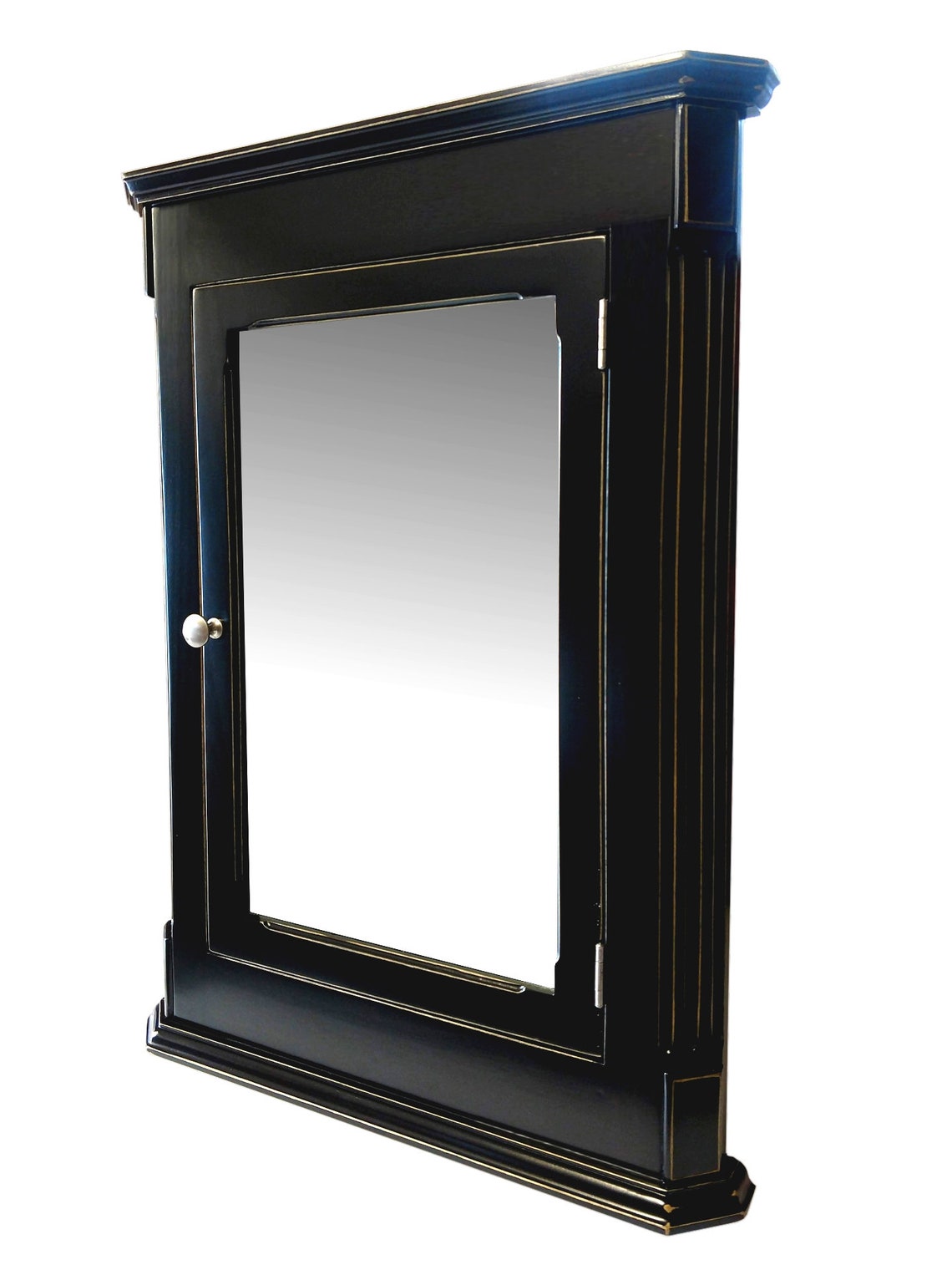 Ludwig Recessed Medicine / Antique Black Finish / Etsy