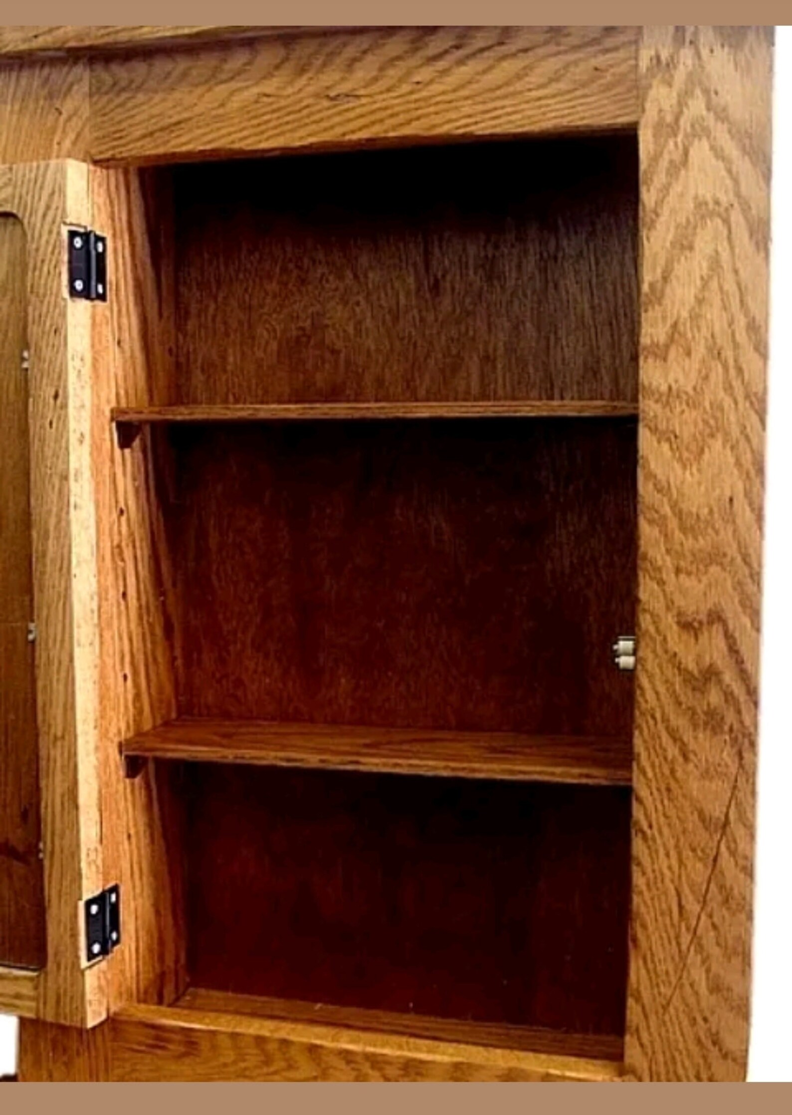 Solid Oak Mission Medicine / Solid Wood & Handmade Etsy