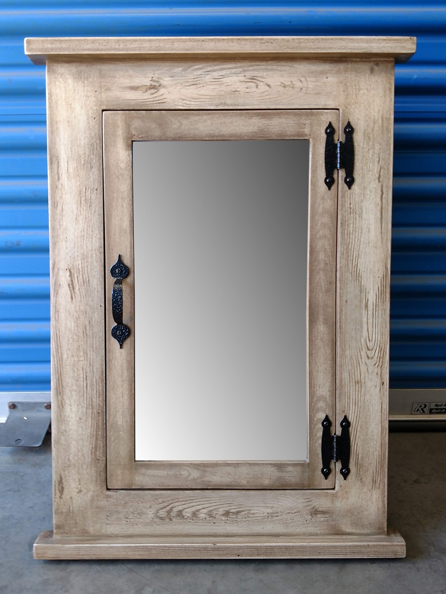 Rustic Mission Recessed Medicine / White Washed Finish Etsy