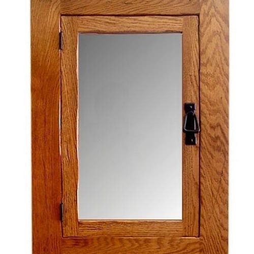Solid Oak Mission Recessed Medicine / Solid Wood & Etsy