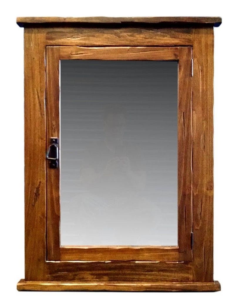 24w X 33h Rustic Mission Recessed Medicine Cabinet Medium Etsy