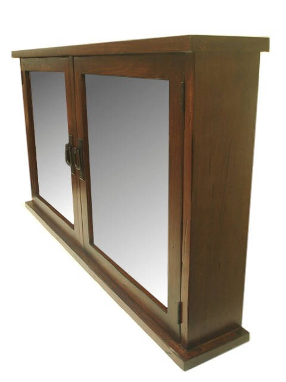 Primitive Rustic Mission Medicine Cabinet / Two Doors / Brown - Etsy