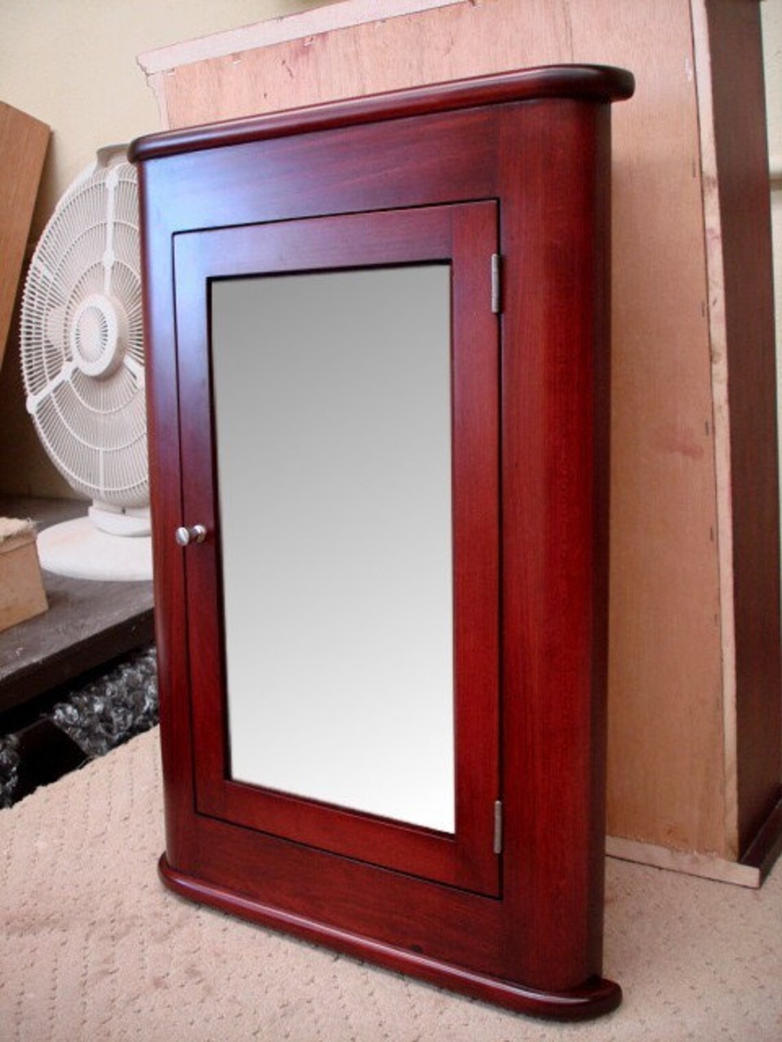 Madrid Recessed Medicine / Cherryt Finish / Handmade Etsy