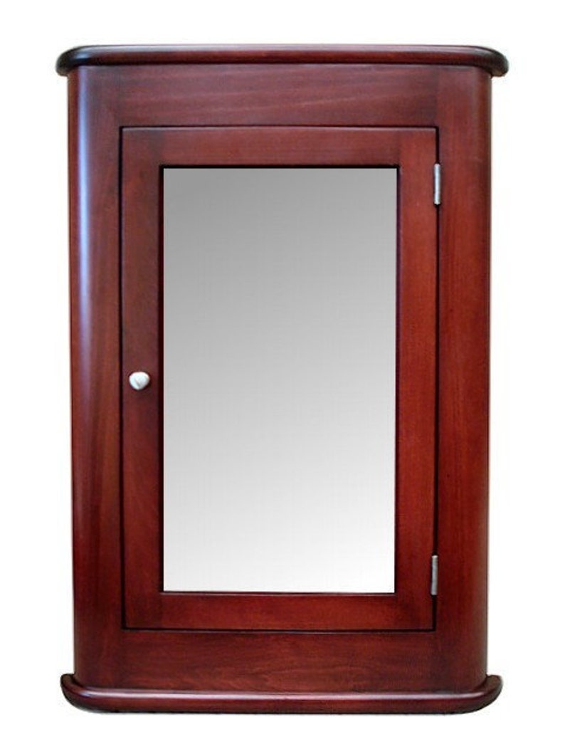 Madrid Recessed Medicine / Cherry Finish / Handmade & Etsy