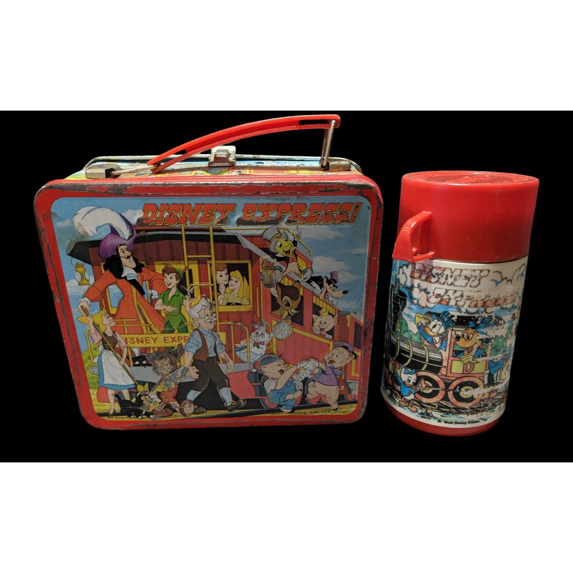 Vintage 70s Disney Express Lunchbox and Thermos Set - Etsy