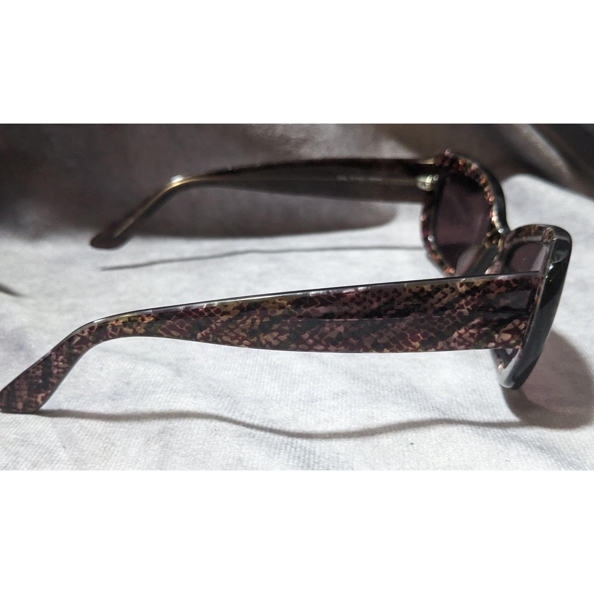 Nicole Miller Vintage Rainforest Grey Python Sunglasses Nicole Miller Vintage Rainforest Grey Python Sunglasses - Etsy main image 3