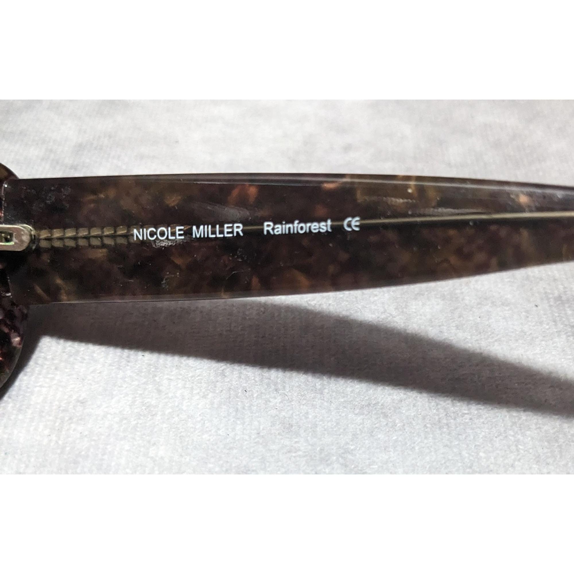 Nicole Miller Vintage Rainforest Grey Python Sunglasses - Etsy display picture 1