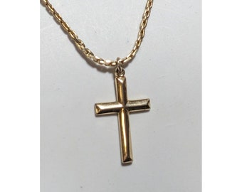 Sarah Coventry Gold Cross Necklace