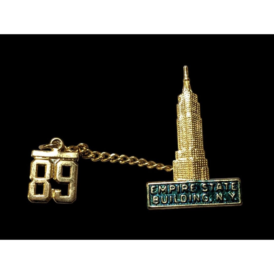 Vintage 80s Empire State Building Souvenir Pin - Etsy